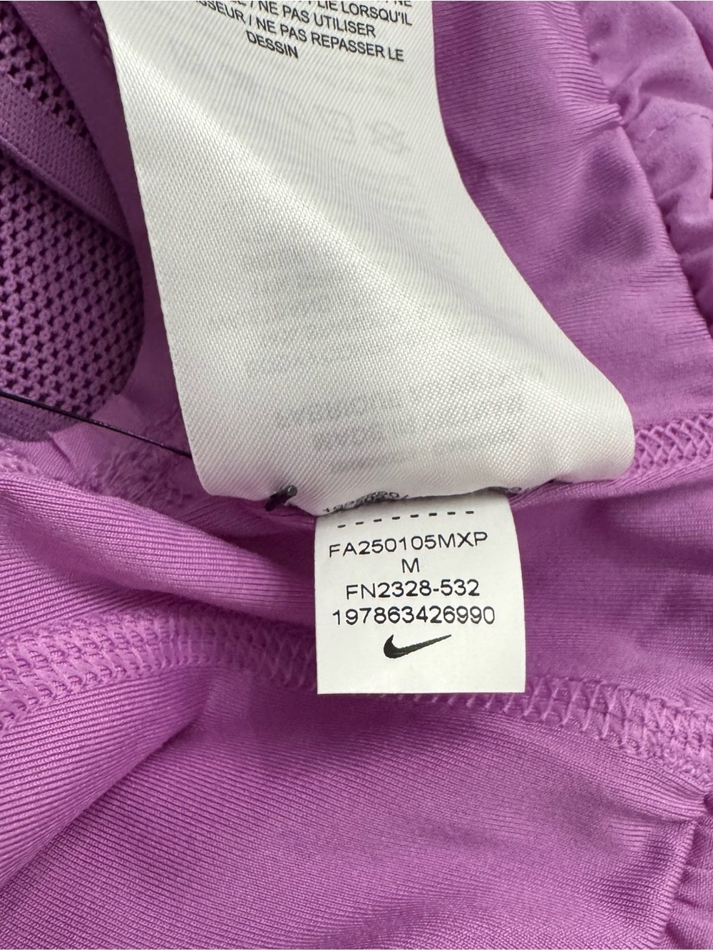 Nike AeroSwift Dri-FIT ADV Womens Sz M Lilac Running Lined Shorts FN2328-532 NWT - Picture 16 of 16